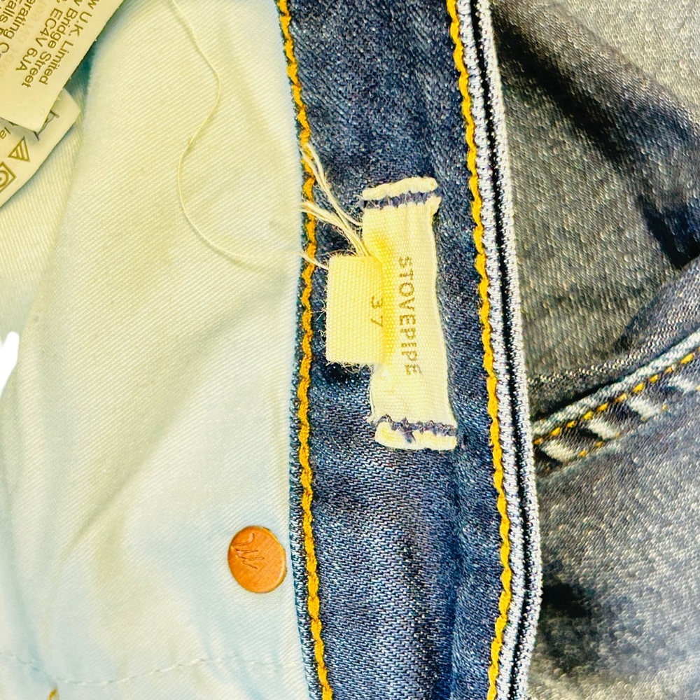 Madewell Plus Curvy Stovepipe Jeans In Leaside Wash Size 24 - Picture 11 of 14